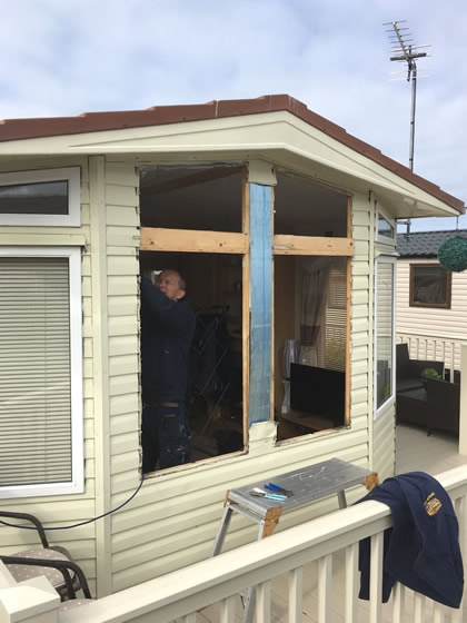 Windows Removed - Creating New Doorway