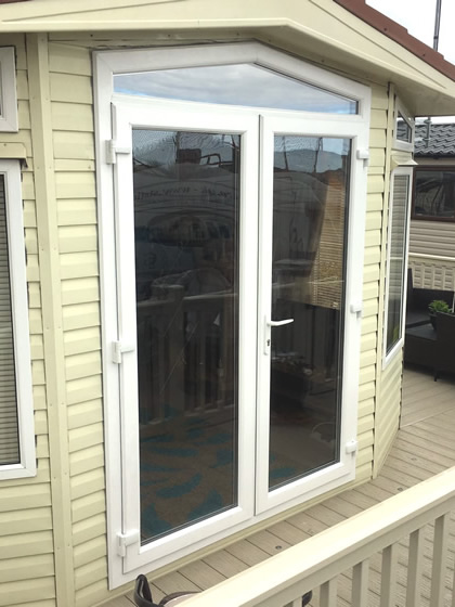 New Double-Glazed Double Doors Fitted