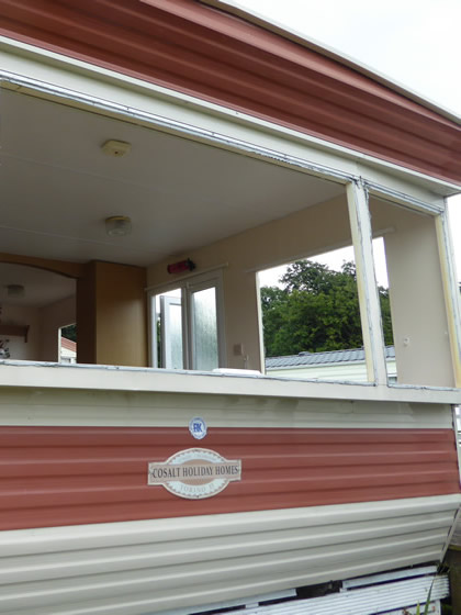 Old Front Window Removed